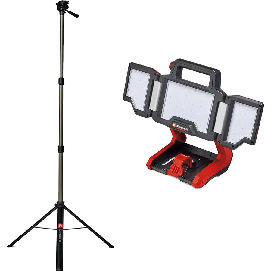Cordless Lamp TP-CL 18/3000 Li Set - Solo (red, without battery and charger, including tripod)