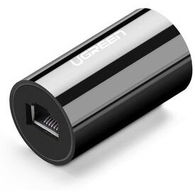 Cupla NW116 Pentru Cablu UTP RJ-45 (M) Anti Tunet Negru