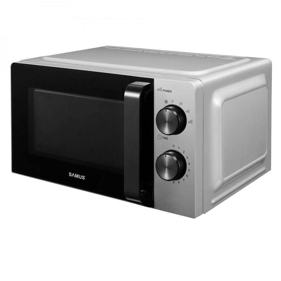 Cuptor cu microunde SMC-20MS1 Capacitate 20L Putere 700W Argintiu/Negru