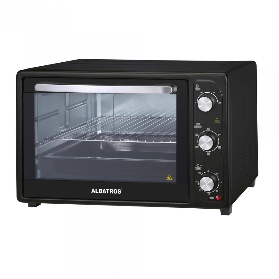 Cuptor electric A45B2 45litri 1800W Gratar Inox Avertizare sonora Negru
