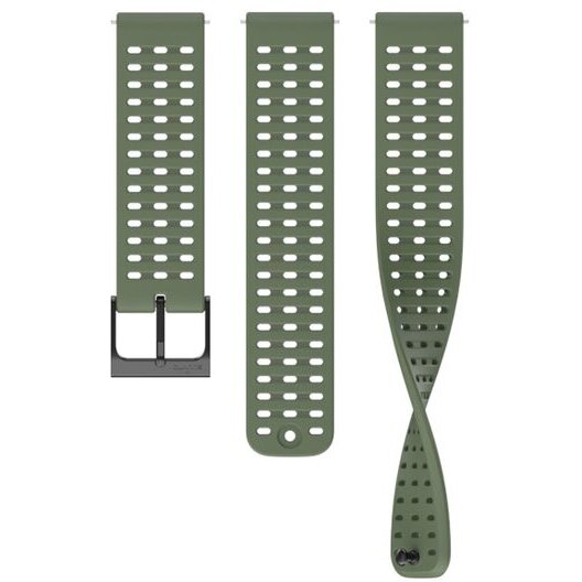 Curea Ceas Pentru Antrenament Silicon S+M Forest Green