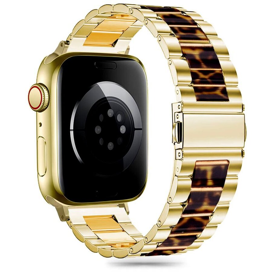 Curea Smartwatch compatibila cu Apple Watch 4/5/6/7/8/9/SE 38/40/41mm Leopard