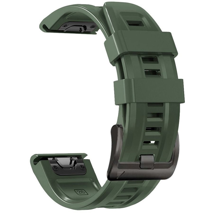Curea Smartwatch compatibila cu Garmin Fenix 5/6/6 Pro/7 Army Green