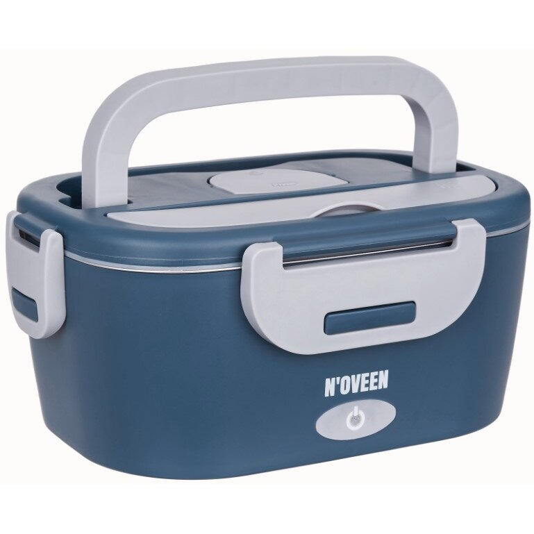 Cutie Electrica pentru Incalzirea Pranzului LB745 City Inox 3 Surse de Alimentare Albastru