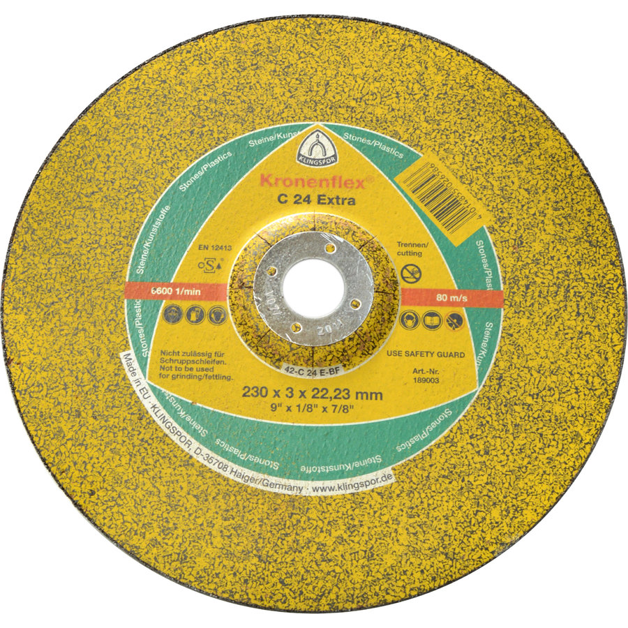 Disc EXTRA  Debitare Piatra 230x3mm C24