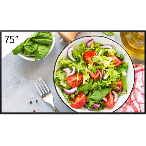 Display Profesional Bravia Digital Signage FW-75BZ35L 75Inch Ultra HD 4K Negru