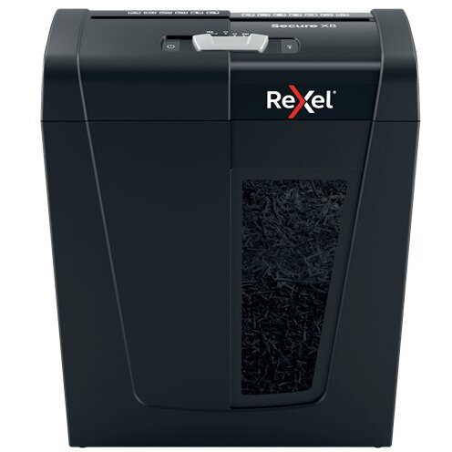 Distrugator Documente X8 70dB Cruce 8 Coli 14L Negru