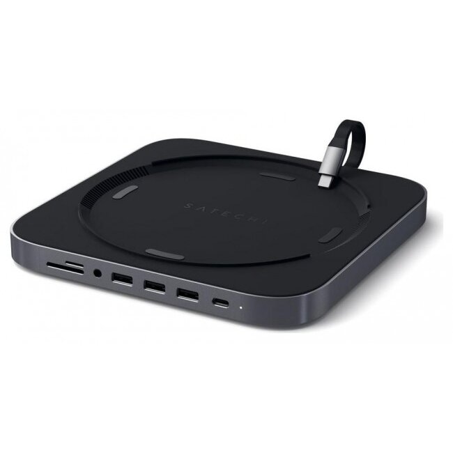 Docking Station Aluminum Mac Mini USB-C USB-C, 3x USB-A micro/SD jack port