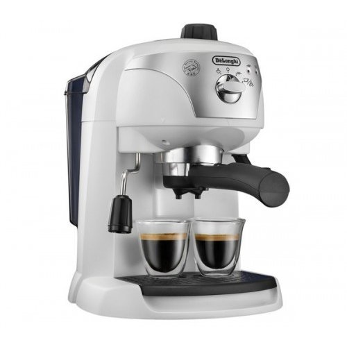 Espressor cu pompa EC221 Dispozitiv Spumare Sistem Cappuccino 15Bar Oprire Automata Alb