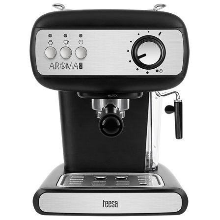 Espressor Manual 15bar 850W 1.2l  Cafea Macinata Negru