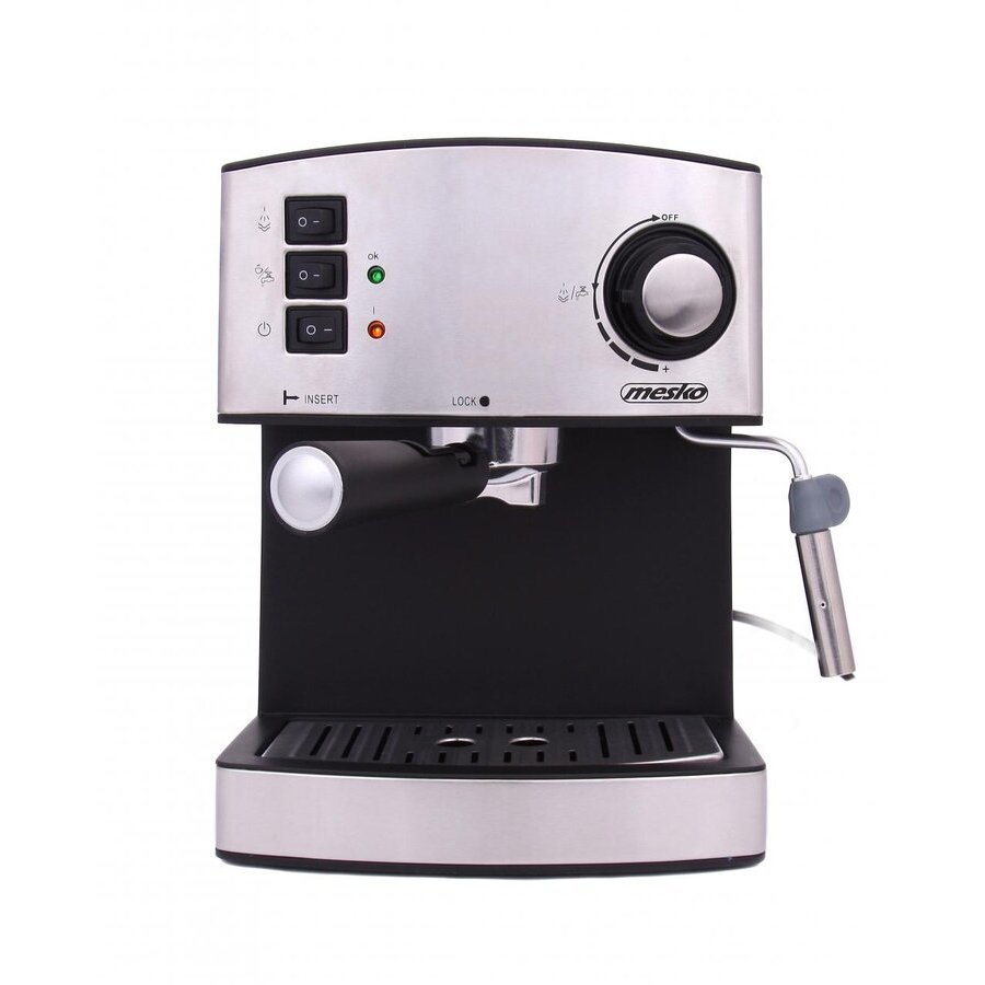 Espressor Manual MS4403 15 bar 1.6L 850W Silver Black