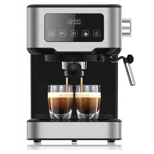 Espressor ONE TOUCH  1100W 1.5L 15bari Functie Oprire Automata  Cappucino Negru/Argintiu