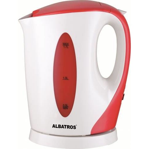 Fierbator Aquaria 2200W 1.7l Alb / Rosu