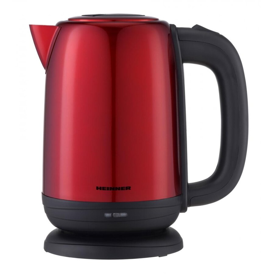 Fierbator Electric HEK-2200RDSS 1.7L 2200W Carcasa Inox Rosu