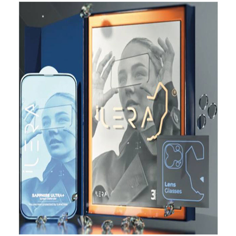 Folie protectie Premium Sapphire Ultra + Corning Glass pentru iPhone 16 Pro