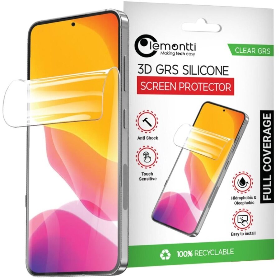 Folie protectie Silicon 3D GRS Clear pentru Google Pixel 9