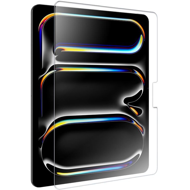 Folie protectie tableta EasyGlass compatibila cu iPad Pro 13 inch 2024, Transparent