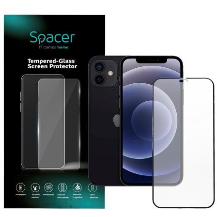 Folie Sticla pentru Iphone 12 si 12 Pro Grosime 0.3MM Acoperire Totala Ecran Strat Special Anti-ulei si Anti-amprenta Tempered Glass Sticla 9D Duritate 9H