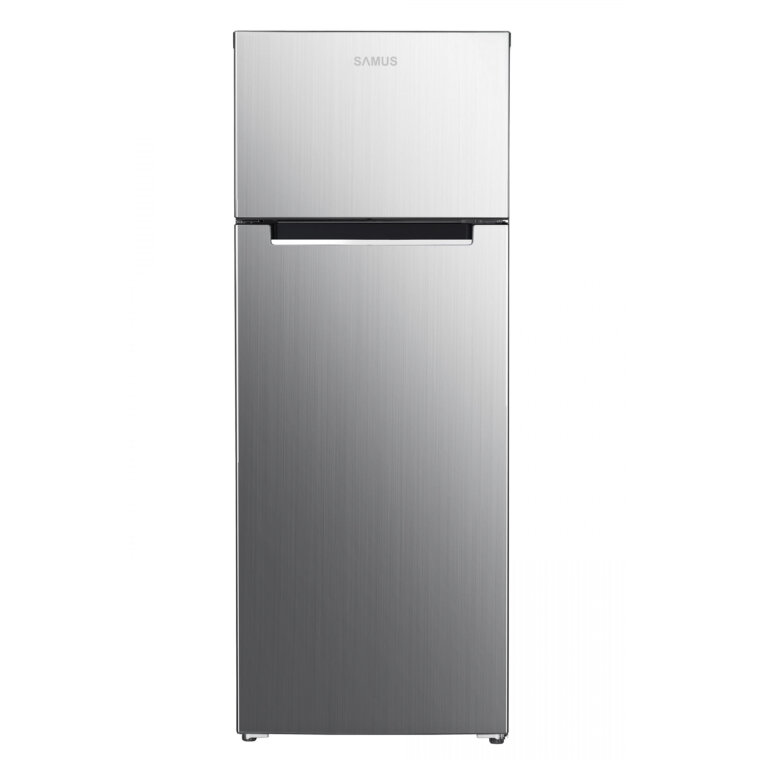 Frigider cu 2 Usi SX346E 248L Inverter Lumina LED Usi Reversibile Clasa E Inox