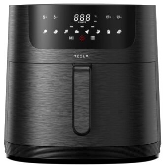 Friteuza Aer Cald AF800B 8 L 1800W Panou Digital 8 Programe Negru