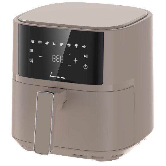 Friteuza Aer Cald FAF-B6CR17SQ 1700-2200W 5.7L 8 Programe Presetate Panou De Comanda Electronic Timp Maxim De Preparare 60Min Crem