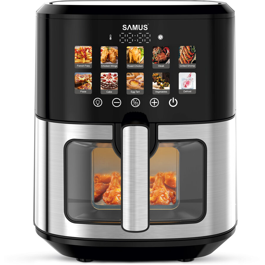 Friteuza AF6.5H-S1701DW cu Aer Cald 1700W 6.5L Timer