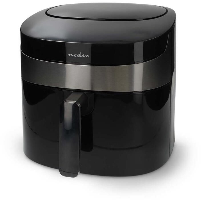 Friteuza Digitala cu Aer Cald Smart 7.2L Temporizator 240Min 8 Programe Presetate Negru