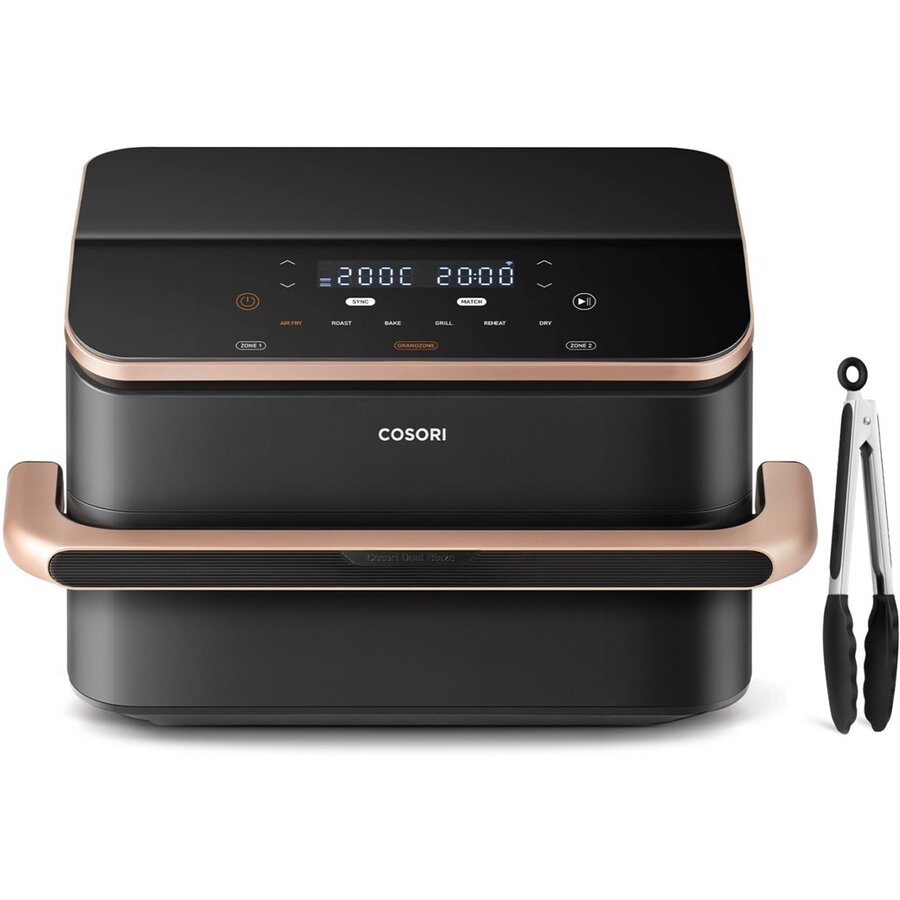 Friteuza Dual Blaze TwinFry cu Aer Cald 10L 2800W Negru