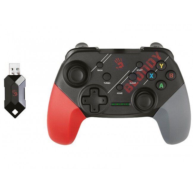 Gamepad Bloody GPW50 Sports Red RF  USB-C  Wireless Negru