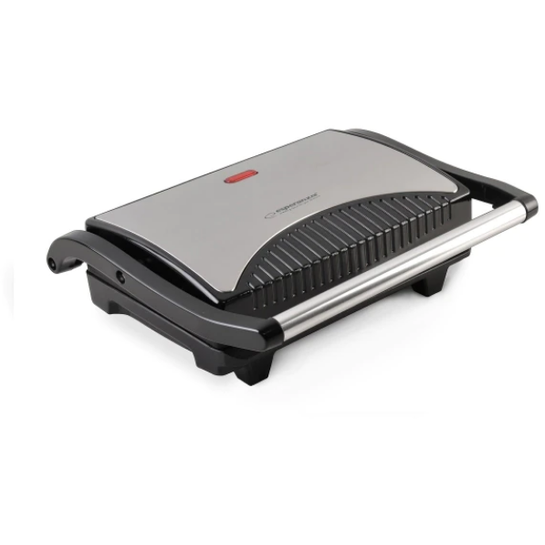 Gratar electric ESP-EKG006 Taleggio 750W Placi ceramica Gri/Negru