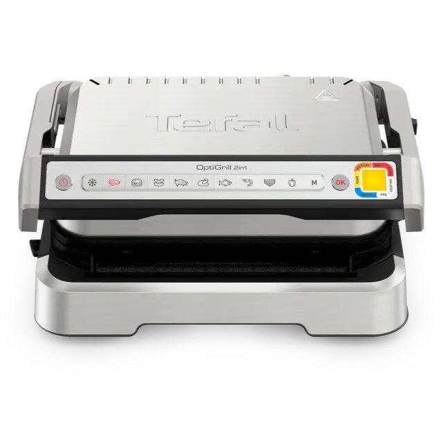 Gratar Electric GC 772D30 OptiGrill 2100W Capac Cu Balamale Argintiu