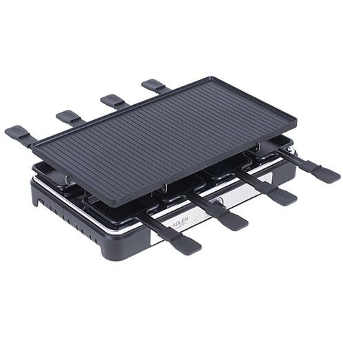 Gratar Raclette AD 6616 1400W 8 Persoane Negru
