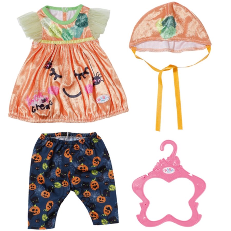 Hainute pentru Papusi BABY born Halloween pumpkin dress