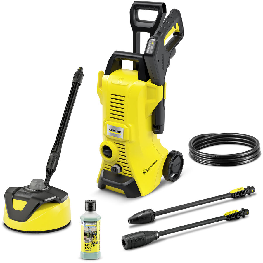 high-pressure cleaner K 3 Power Control Home T 5 (yellow / black, with dirt blaster and surface cleaner)