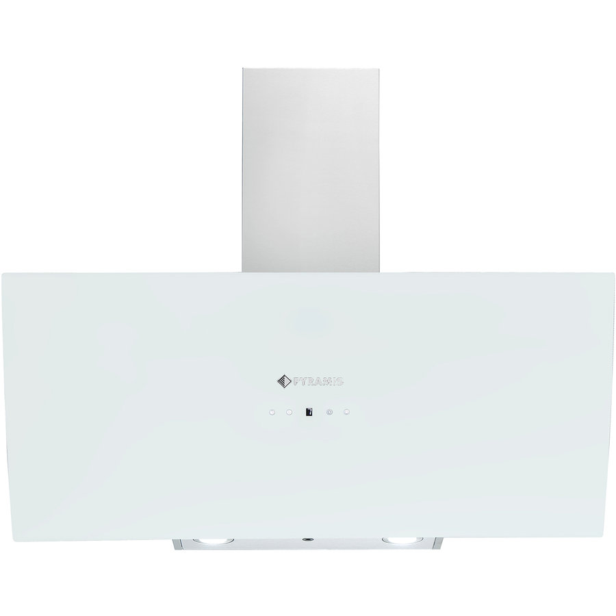 Hota Decorativa ATD90650W 1 motor 3 viteze Turbo White Glass