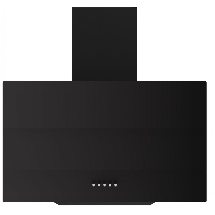 Hota Decorativa HD-4CGBK 3 Trepte de Putere 1 Motor Iluminare LED Sticla Securizata Filtru Aluminiu 60CM Negru