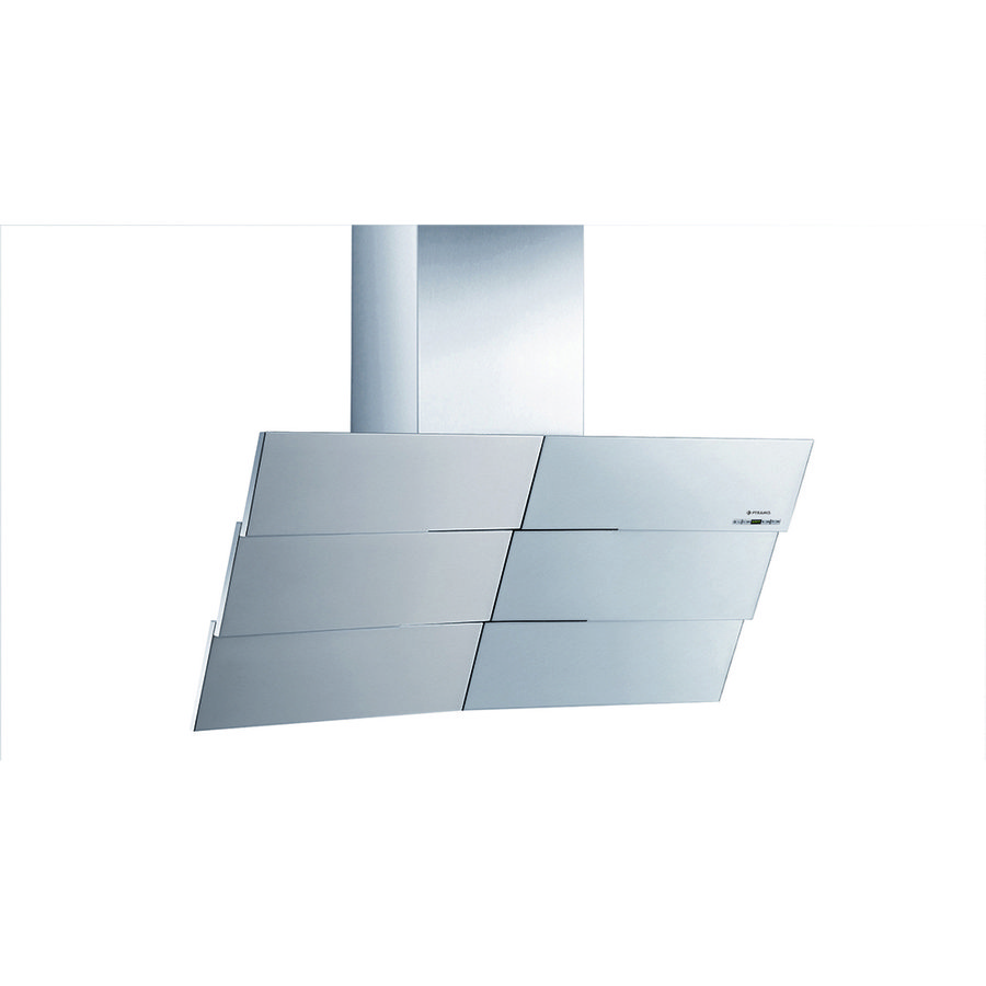 Hota decorativa INTENSO 1 motor 4 viteze 90cm 553mc/h Inox