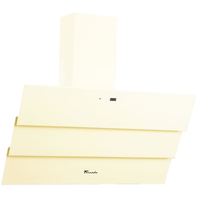 Hota Decorativa Megas 1200 (90) LED Clasa A 1 Motor Turbo Latime 90cm 4 Viteze Bej