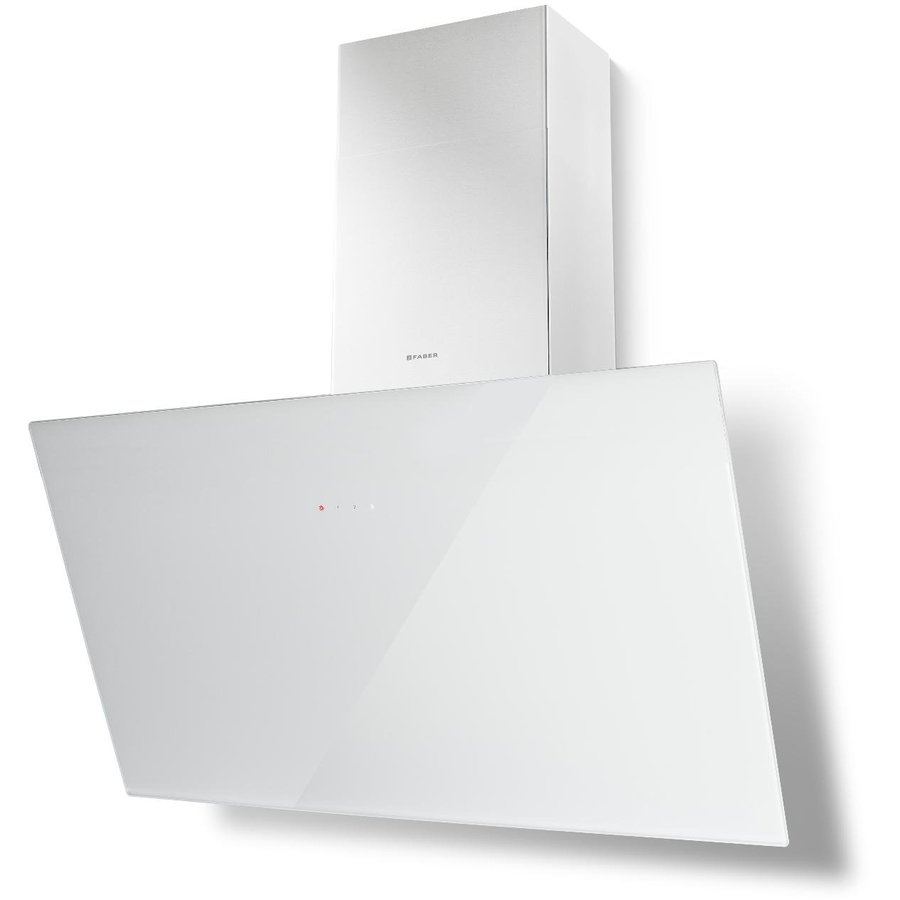 Hota Decorativa TWEET EV8 LED WH A80 Tangentiala 80cm Touch 1 Motor 700M3/h 71Db Filtru Metalic Iluminare LED Clasa C Alb