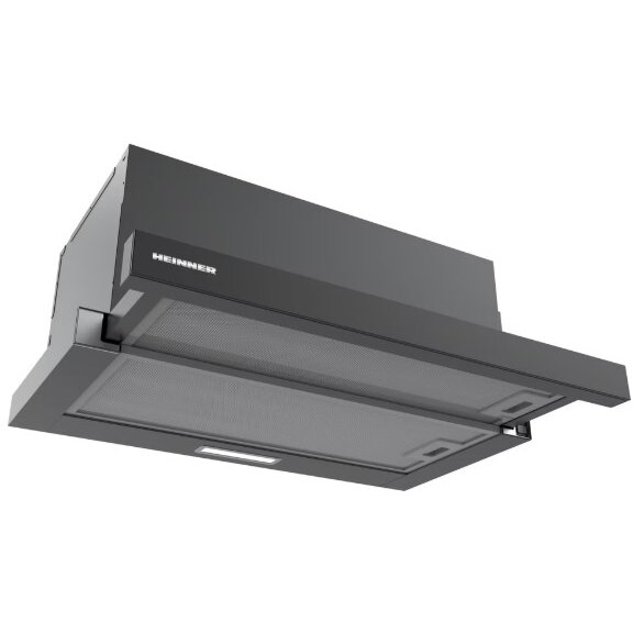 Hota Telescopica HTCH-MD600GBK 630m3/h 2 Viteze 215W 1.5W Filtre Aluminiu Negru