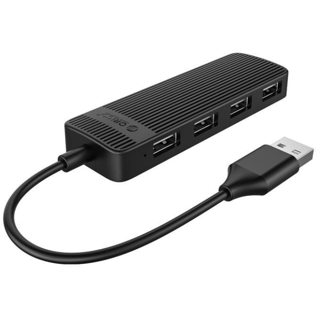 HUB USB FL02 4 Porturi USB 2.0 Negru