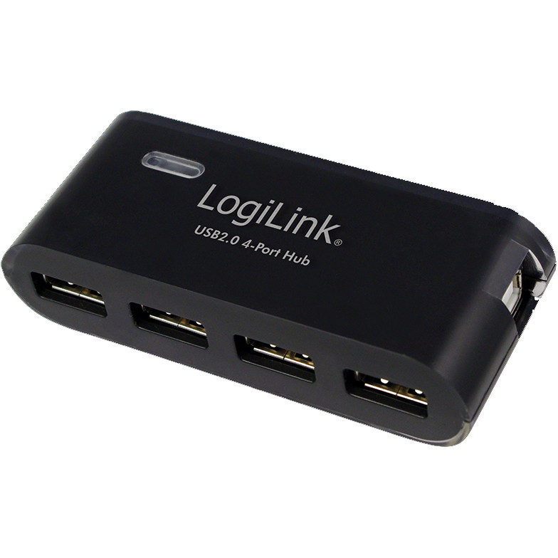 Hub USB UA0085 USB 2.0 4 porturi Black