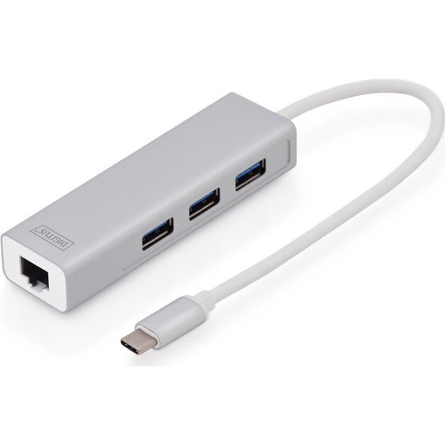 Hub USB USB-C 3.0 3-Port Hub with GE-LAN
