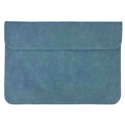 Husa pentru Notebook Slim de Maxim 15.6Inch 1 Compartiment Piele Sintetica Albastru