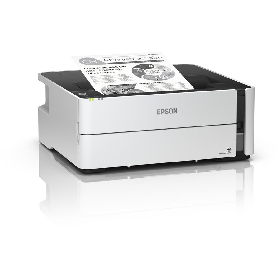 Imprimanta laser alb-negru EcoTank M1180 USB Wireless A4 White