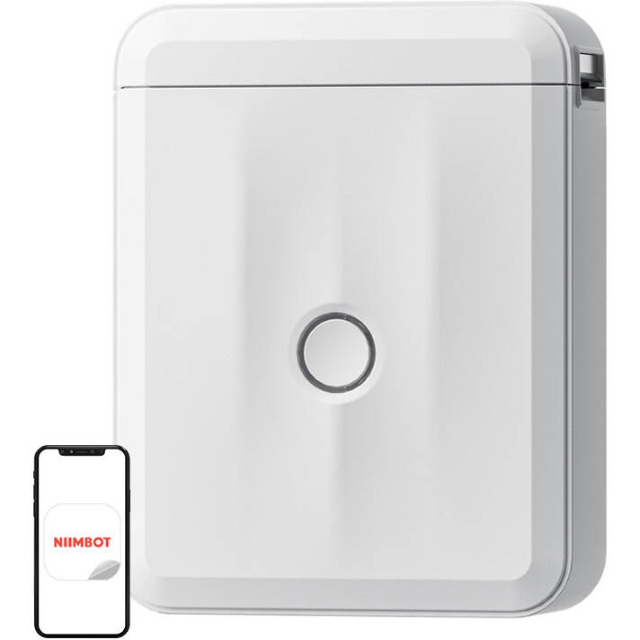 Imprimanta Portabila D110M  Etichete  203DPI  1500mAh Bluetooth USB-C 4dBm Alb