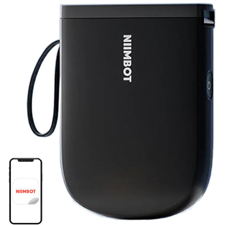 Imprimanta Portabila D11H Etichete 1500mAh Bluetooth  USB-C 4dBm 300DPI Negru