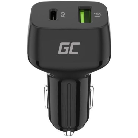 Incarcator Auto 48W PD QC 3.0 USB-C USB-A Negru