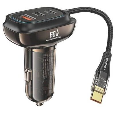 Incarcator C20 A+C+C 66W 3 Port Negru