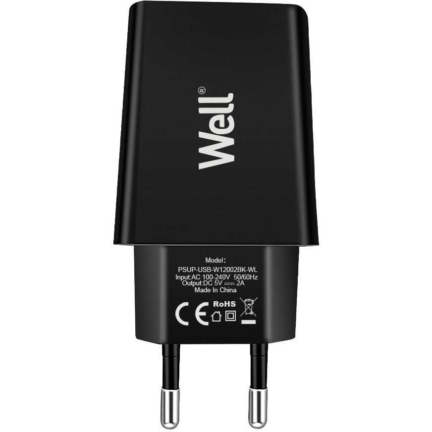 Incarcator Retea 1x USB-A Black